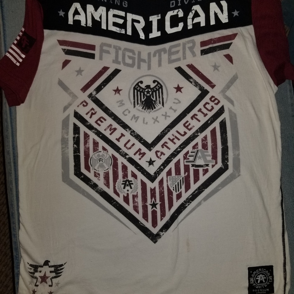 American Fighter Graphic T-Shirt